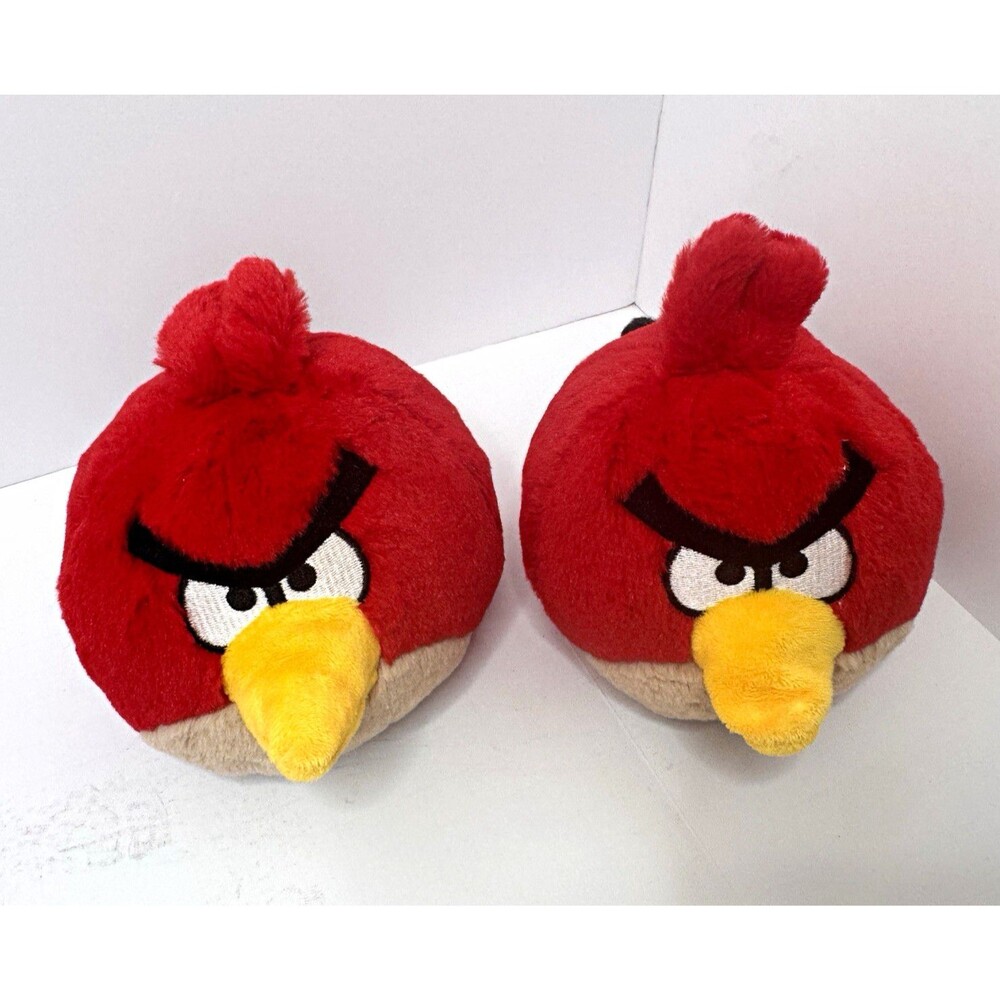 Angry Birds Red Character Plush Stuffed Animal Lot of 2, MPN HK-86